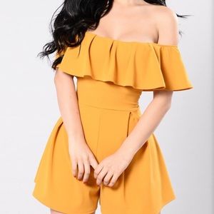 In my feeling romper - Mustard